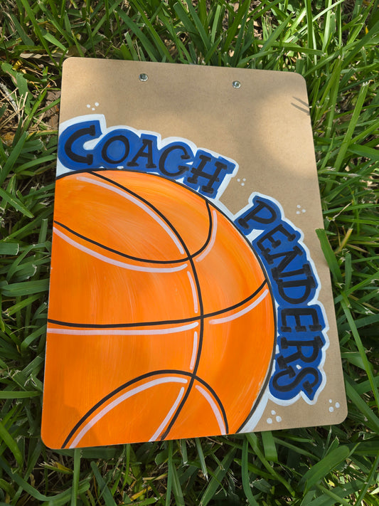 Custom Sports or College Clipboard – Personalized Teacher Gift 🏈🏀⚾
